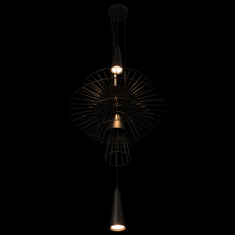 Фото №7  Подвесной светильник 10141/400 Black Подвесной светильник LOFT IT Star