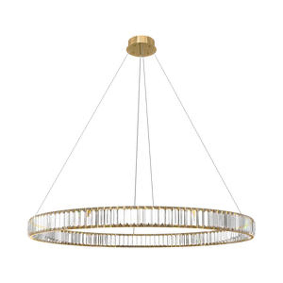 Фото №4  Подвесной светильник 10135/1000 Gold Подвесной светильник LOFT IT Crystal ring