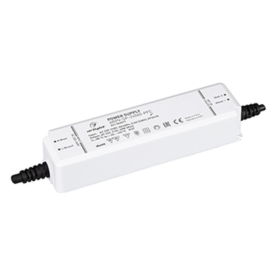 Фото №1  Arlight Блок питания ARPV-SP-24060-PFC (24V, 2.5A, 60W) ( IP67 Пластик, 5 лет)
