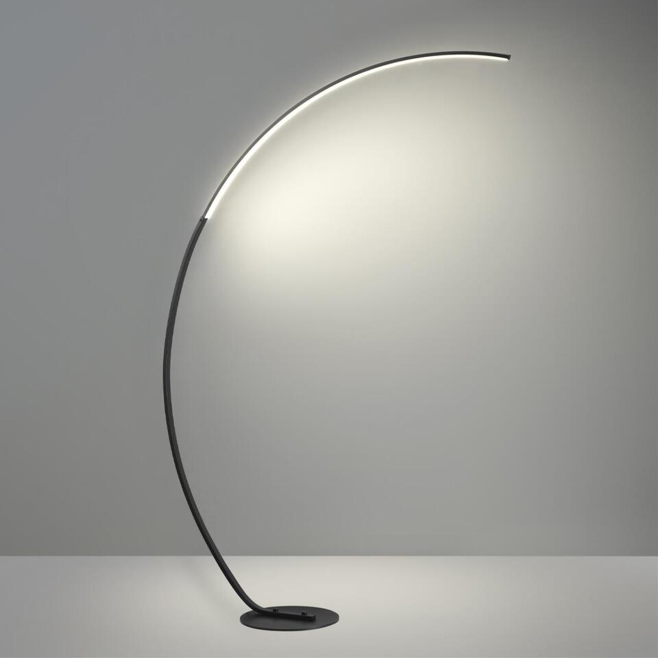 Фото №5  Торшер LUMION 5676/21FL LEDIO LN26 469 чёрный Торшер с ПДУ LED 12W 3000-6000K 220V WES
