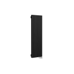 Превью фото №1  Радиатор Warmmet Luxe 60V длина 1250 мм секций 8 цвет черный тип подключения: нижнее правое