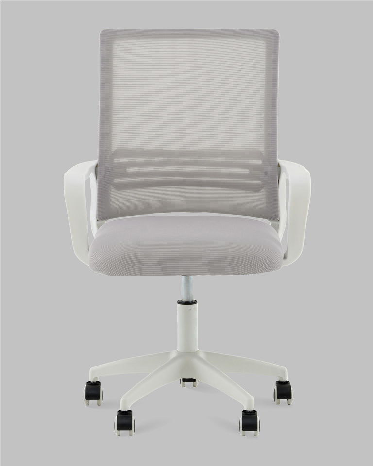 Фото №8  Кресло офисное TopChairs Simplex New серый
