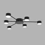 Превью фото №4  Люстра LUMION 8344/6C COMFI LN26 251 черный, металл Люстра GX53 LED 6*7W 220V TORINA