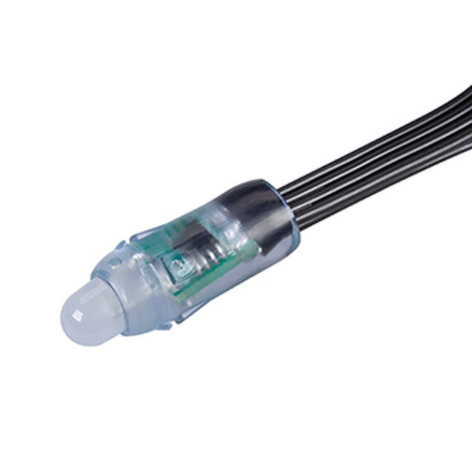 Фото №1  Arlight Герметичный управляемый модуль DMX-UVR-D12 12V RGB (0.3W, IP67, 90deg) ( Пластик, 5 лет)