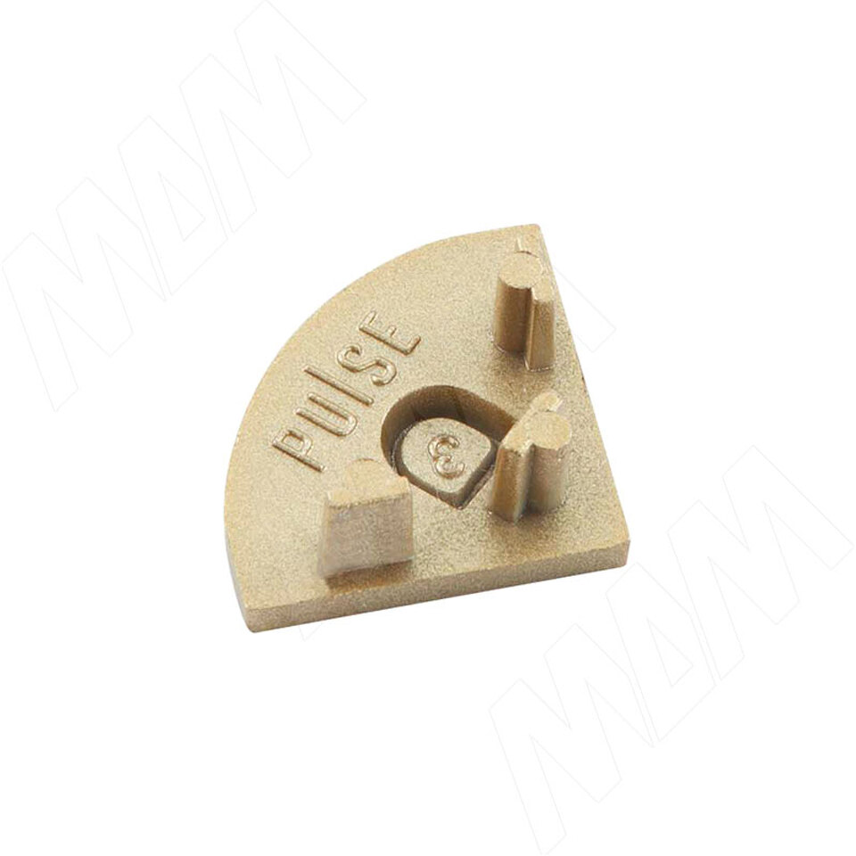 Фото №5  PULSE Заглушка торцевая для СМ1/CM2, золото матовое (LSPA-CAP-CM1/2-GL)