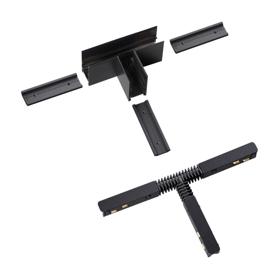 Фото №4  NOVOTECH 135126 SHINO NT21 043 черный Соединитель с токопроводом для шинопровода Т-образный IP20 48V FLUM