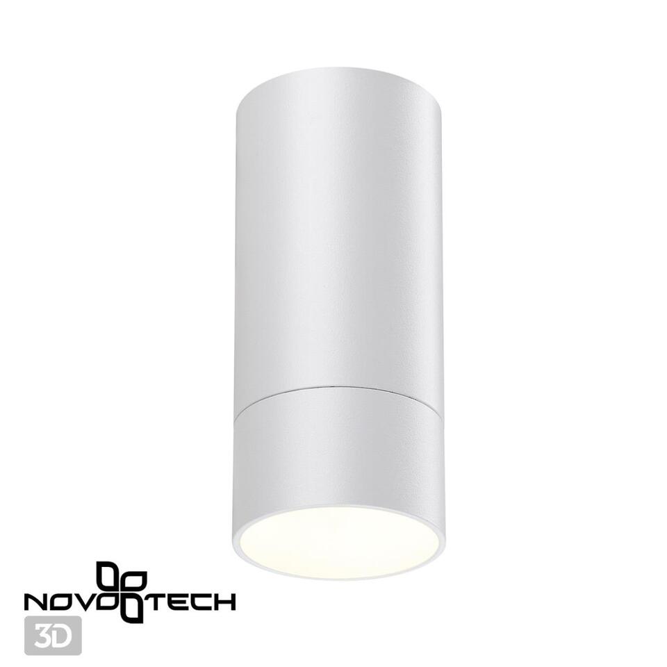 Фото №2  NOVOTECH 370864 OVER NT22 416 белый Светильник накладной IP20 GU10 9W 220V SLIM