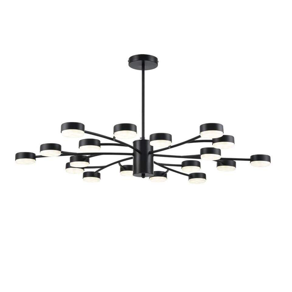 Фото №9  Люстра LUMION 8117/18 COMFI LN26 235 черный, металл Люстра LED GX53 18*7W 220V TORINA