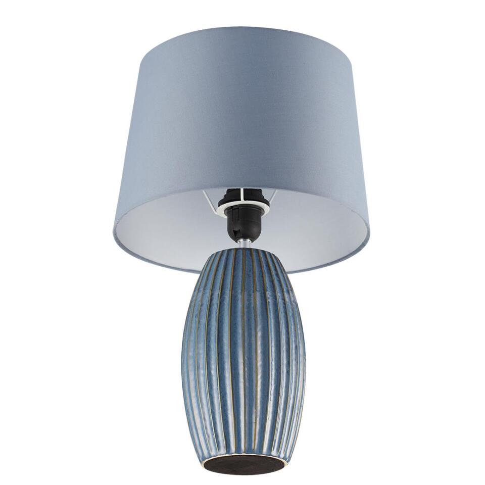 Фото №7  Настольная лампа LUMION 8122/1T COMFI LN26 476 синий, керамика/текстиль Настольная лампа E27 1*60W 220V LAPUNA