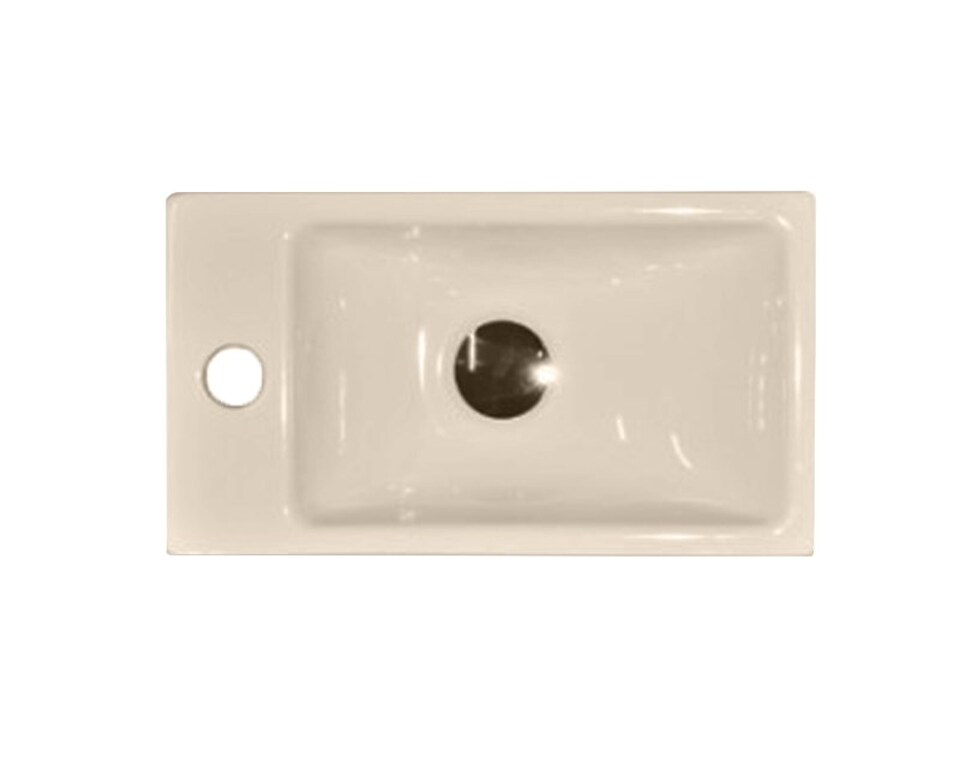Фото №4  Раковина 40216 Small раковина накладная 22x40,5 см  Матовый бежевый Plus-Ton®