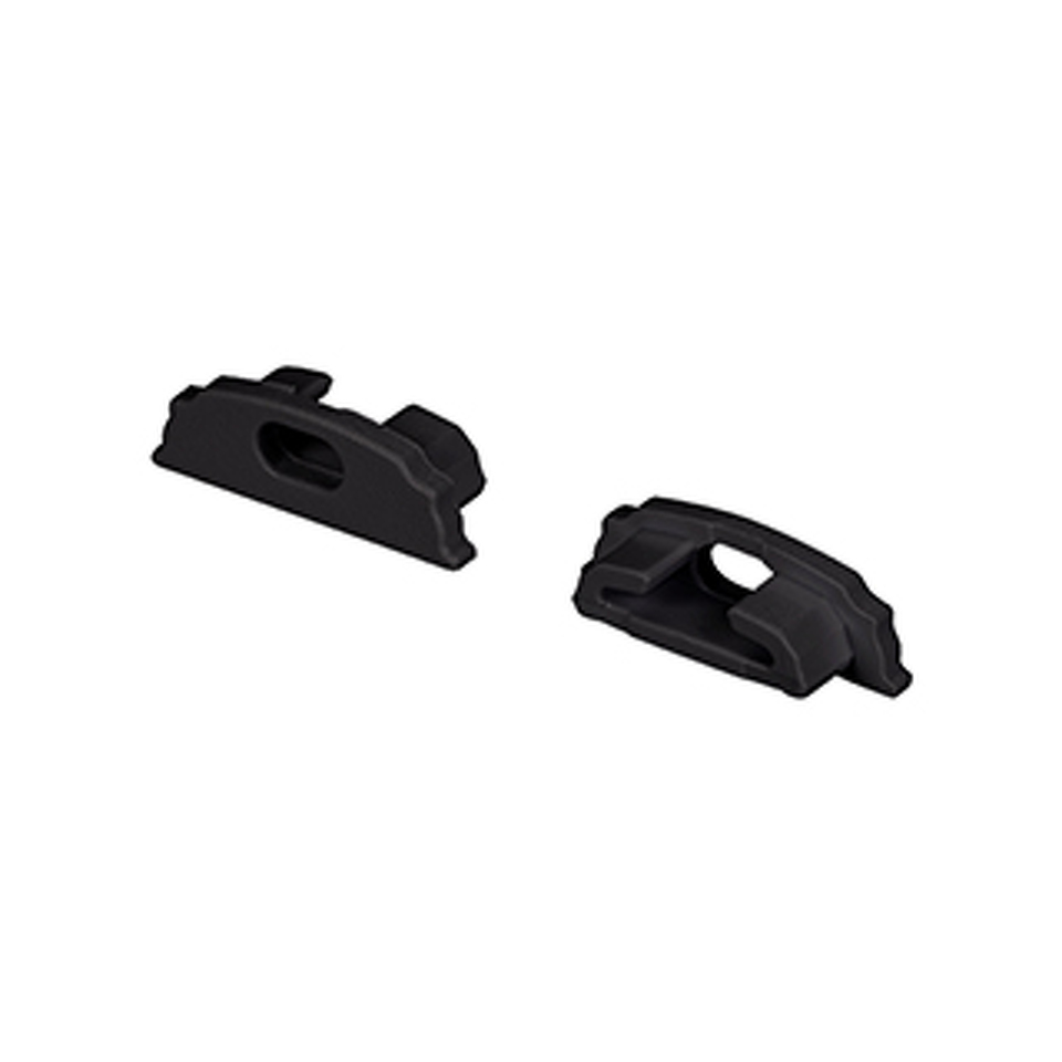 Фото №1  Arlight Заглушка ARH-BENT-W18 BLACK с отверстием ( Пластик)