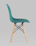 Превью фото №5  Стул Eames Style DSW темно-бирюзовый x4 (разборный каркас)