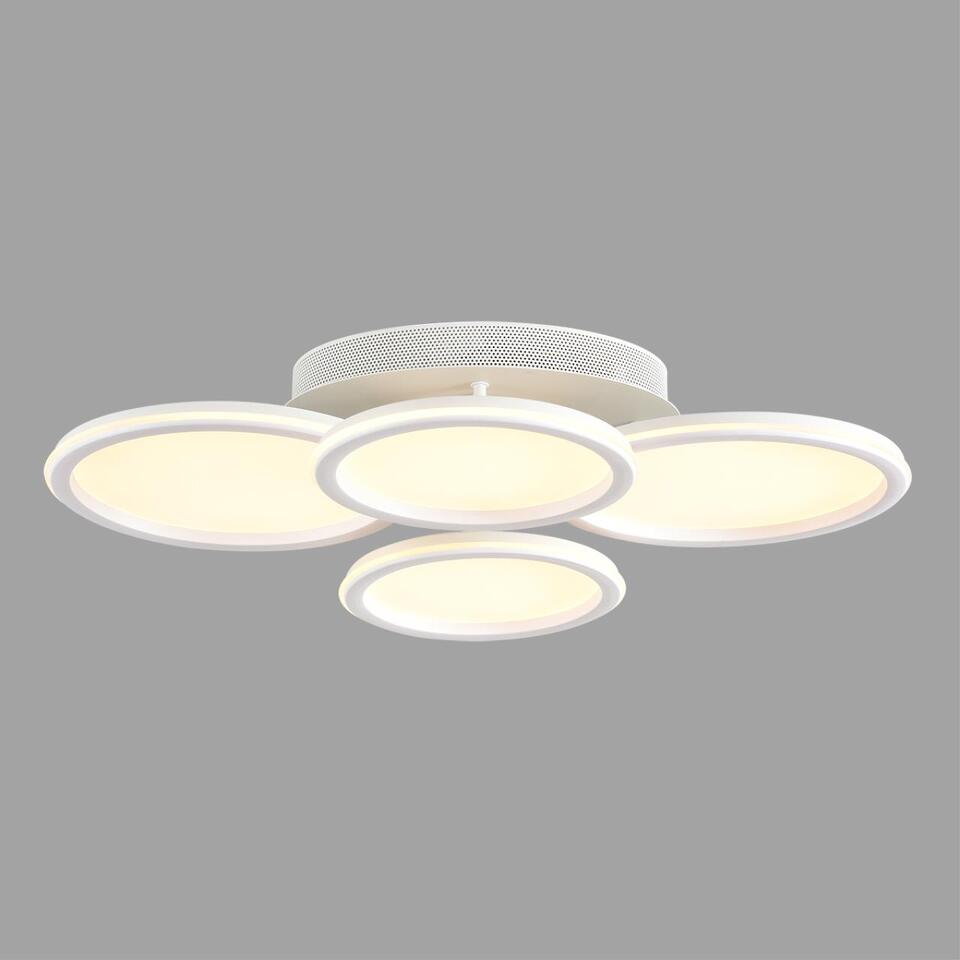 Фото №9  Люстра LUMION 8380/95CL LEDIO LN26 000 белый, металл/акрил Умная люстра потолочная с ПДУ и голосовым управлением LED 95W 3000-6500К 220V ALIS SMART