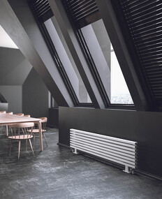 Фото Warmmet Luxe 60HN ширина 1250 мм секций 5 цвет белый тип подключения: нижнее левое