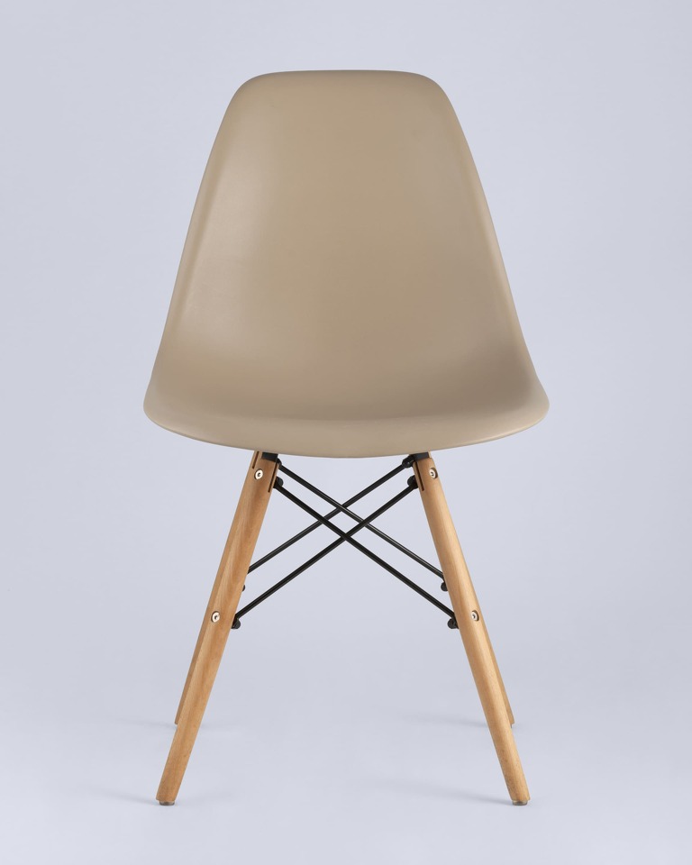 Фото №10  Стул Eames DSW бежевый x4