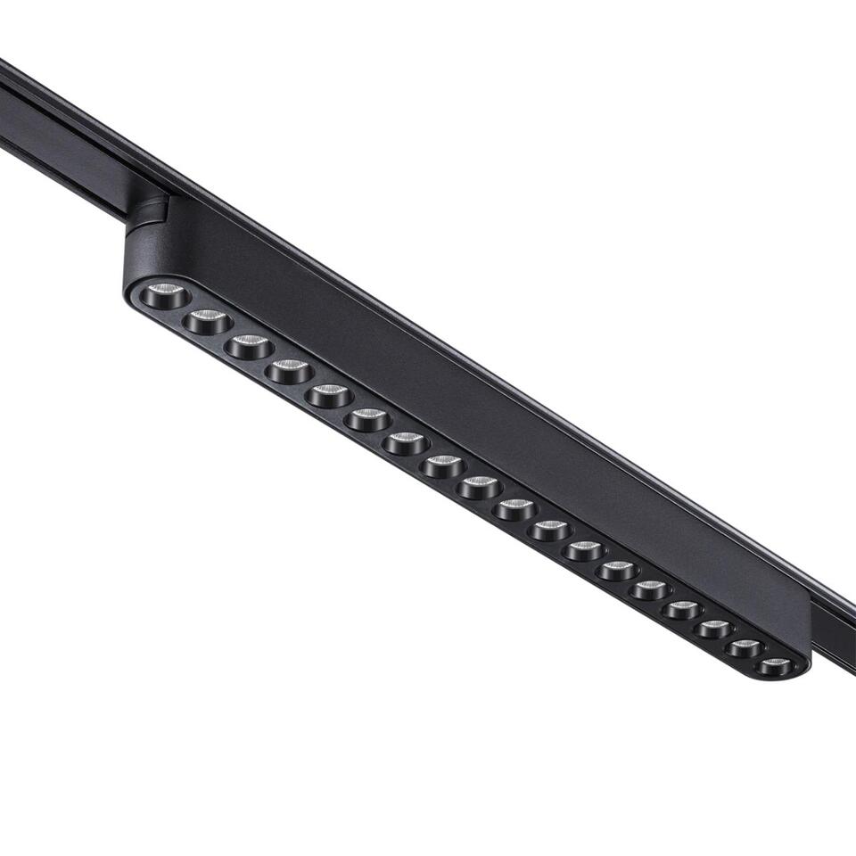 Фото №4  NOVOTECH 359244 SHINO NT23 179 черный Трековый светильник для низковольтного шинопровода IP20 LED 18W 48V 1710Лм 3000К SMAL