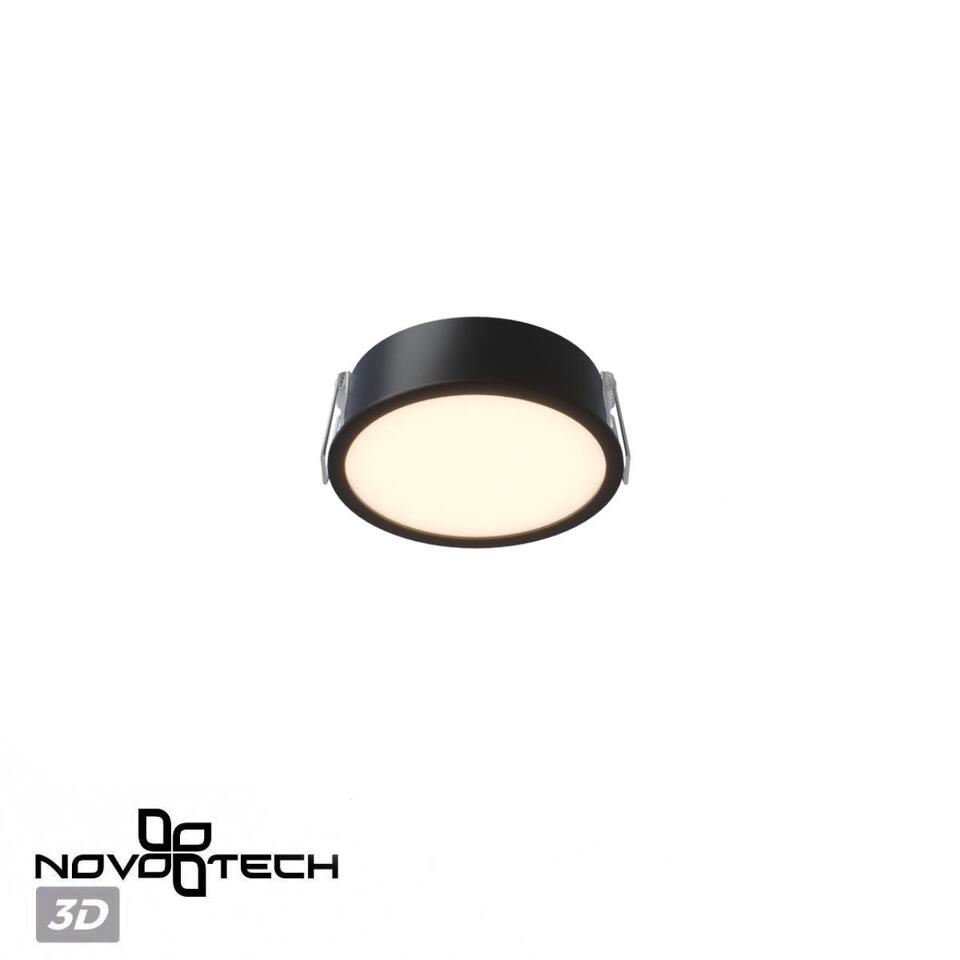 Фото №8  NOVOTECH 359880 WIR NT26 000 черный Светильник встраиваемый с переключателем цв. температуры IP20 LED 18W 100-265V 3000К/4000К/6000К LANTE