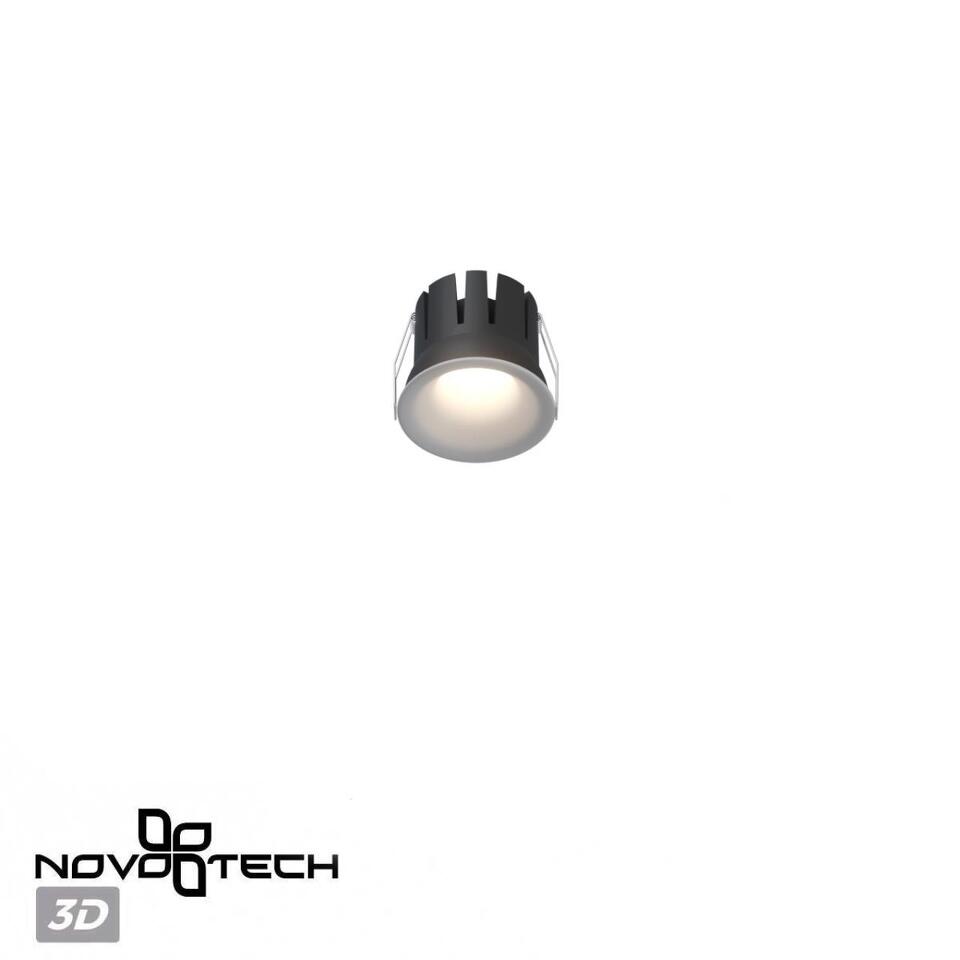 Фото №7  NOVOTECH 359882 WIR NT26 000 белый Светильник встраиваемый с переключателем цв. температуры IP20 LED 5W 100-265V 3000К/4000К/6000К ECLAT