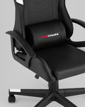 Превью фото №10  Кресло Кресло спортивное TopChairs Warden черно-белый