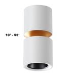 Превью фото №2  NOVOTECH 359337 OVER NT24 318 белый Светильник накладной светодиодный IP20 LED 10W/3W 3000K 1090Лм 170-265V ARISTO