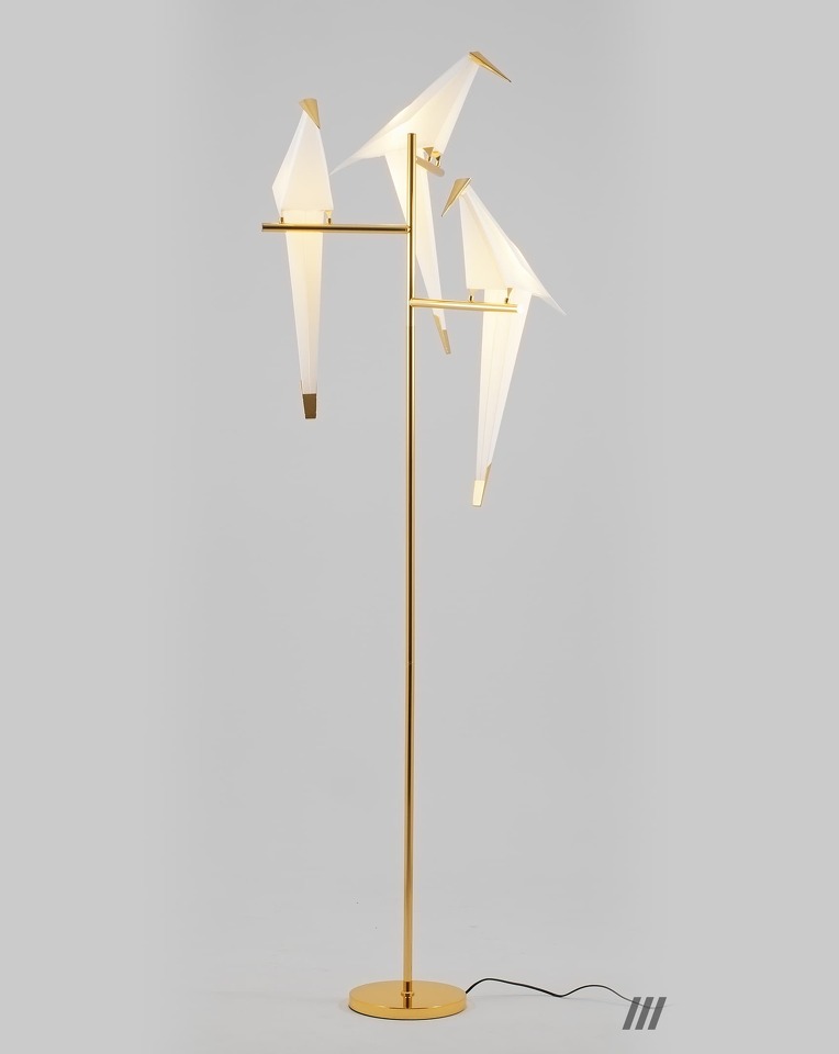 Фото №6  Торшер Светодиодный торшер Moderli V3075-3FL origami Birds 3*LED*6W