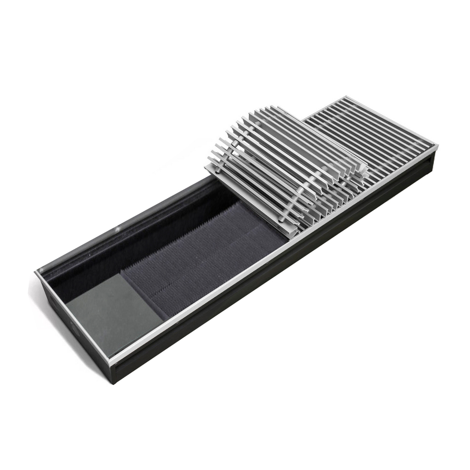 Фото №1  Конвектор Внутрипольный конвектор КЗТО Бриз 300*80 *1000 U (5Ал 12)