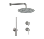 Превью фото №1  Душевая система Remer X Style INOX SSX92PS02UFM25, нержавеющая сталь