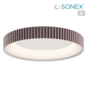 Фото SONEX 7766/56L AVRA LED SN 576 Светильник металл/белый/мокко LED 56Вт 3000/4000/6000K D500 IP43 ССТ SHARMEL