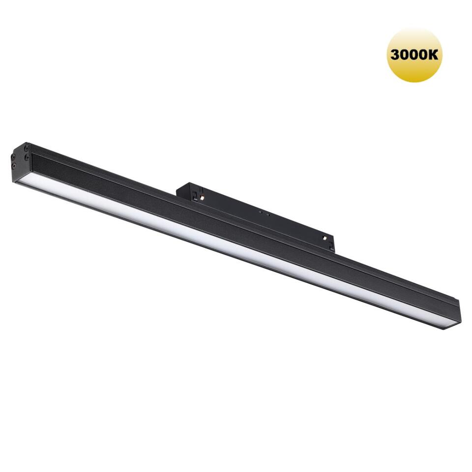 Фото №5  NOVOTECH 359201 SHINO NT23 162 черный Трековый светильник для низков. шинопровода IP20 LED 3000К 24W 48V 1800Лм FLUM