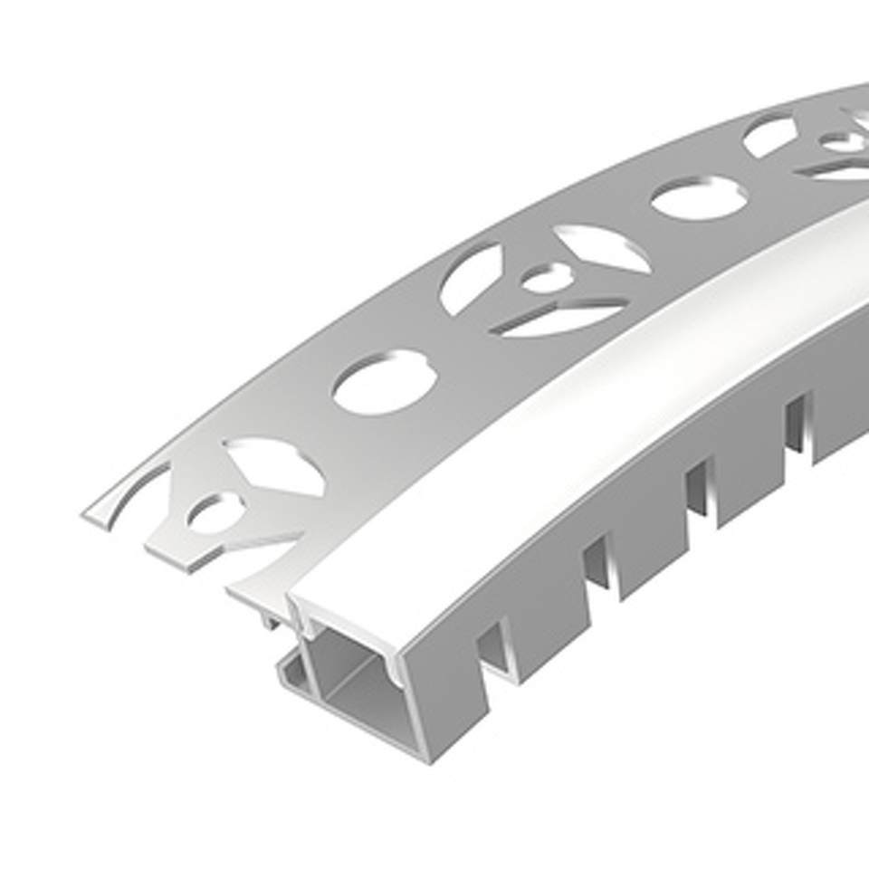 Фото №1  Arlight Профиль FANTOM-BENT-W12-TOP-EDGE-2000 ANOD ( Алюминий)