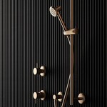 Превью фото №3  KT068AXX AQUAelite INstile душевой гарнитур со штангой из латуни Золото шлифованное, 27Q
