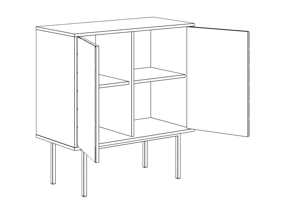 Фото №10  Шкаф OGOGOHOME Шкаф Boho Color низкий