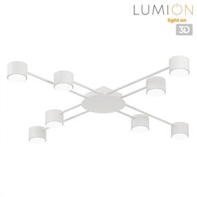 Фото LUMION 8305/8C COMFI LN26 238 белый, металл/акрил Светильник потолочный GX53 LED 8*7W 220V BENUA