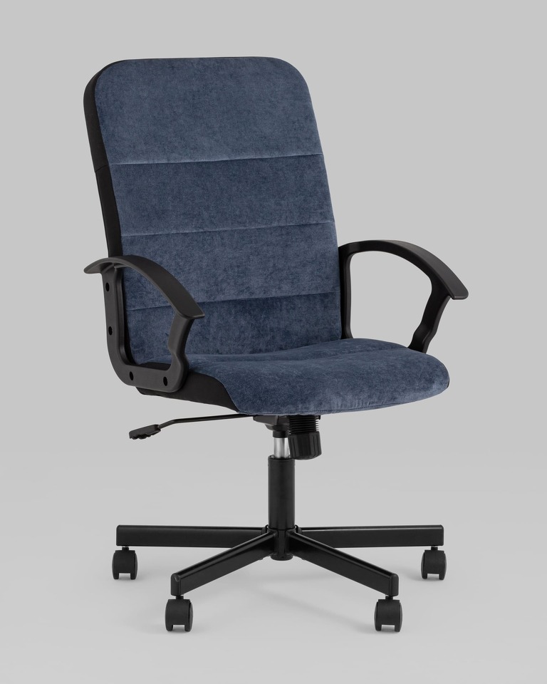 Фото №10  Кресло Компьютерное кресло TopChairs ST-TRACER темно-синий