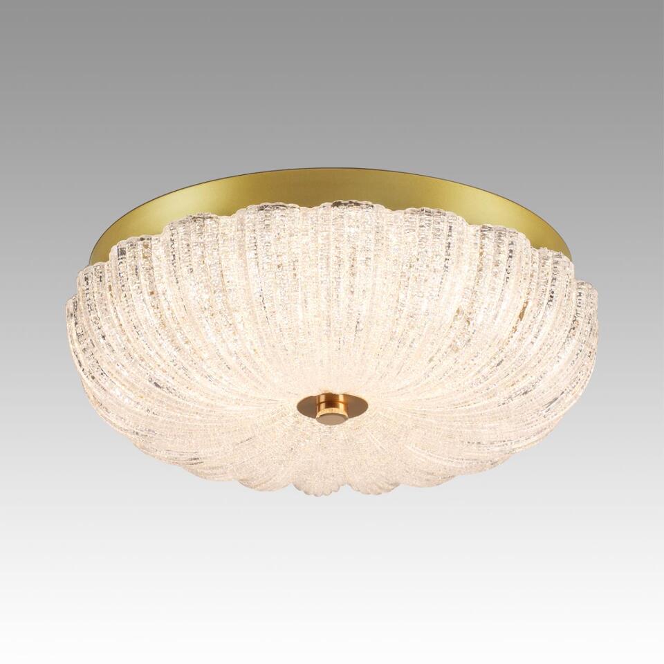 Фото №11  SONEX 7719/36L PIKO LED SN 567 Светильник металл/стекло/прозрачный/золотой LED 36Вт 3000-6500K D300 IP20 пульт ДУ TESORO