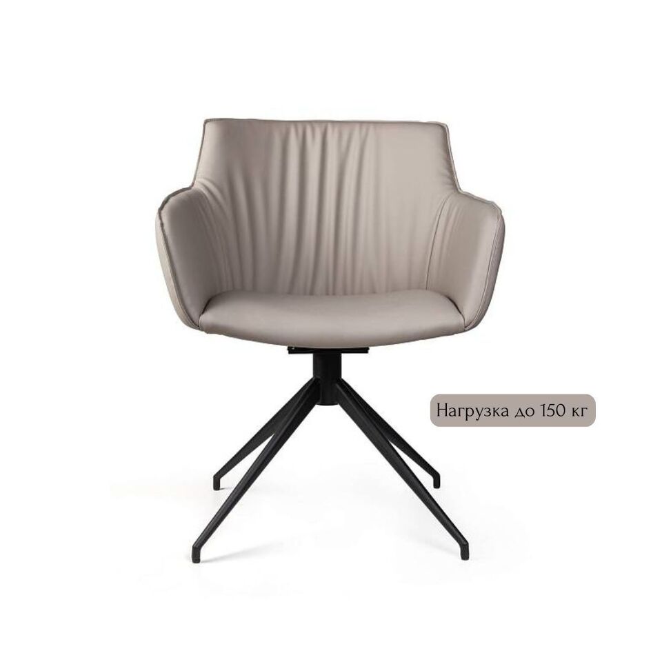 Фото №15  Кресло Top concept Полукресло София, иск.кожа soft-touch, серый