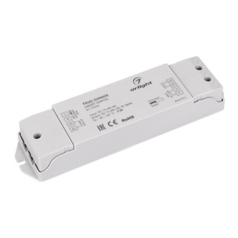 Фото №1  Arlight Диммер SMART-DIM105 (12-48V, 8A, TRIAC) ( IP20 Пластик, 5 лет)