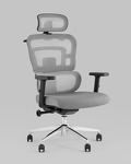 Превью фото №2  Кресло Кресло офисное TopChairs Techno серый