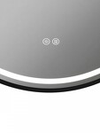 Превью фото №29  Watersense Зеркало Lina Supernova Black D60, LED подсветка, сенсор, антипар T20122