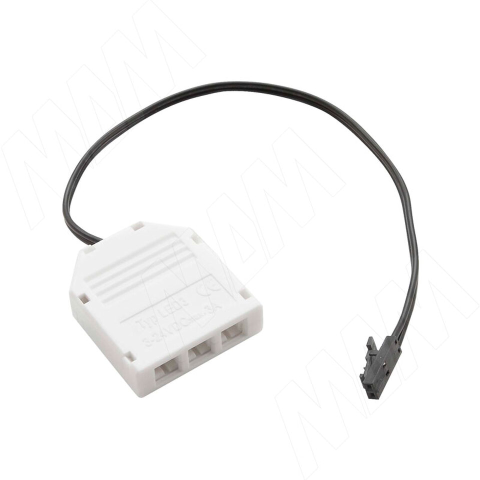 Фото №1  PULSE Разветвитель на 3 розетки, разъем - LED, папа-12V, мама-24V (DIS-LED-12M24F-3)