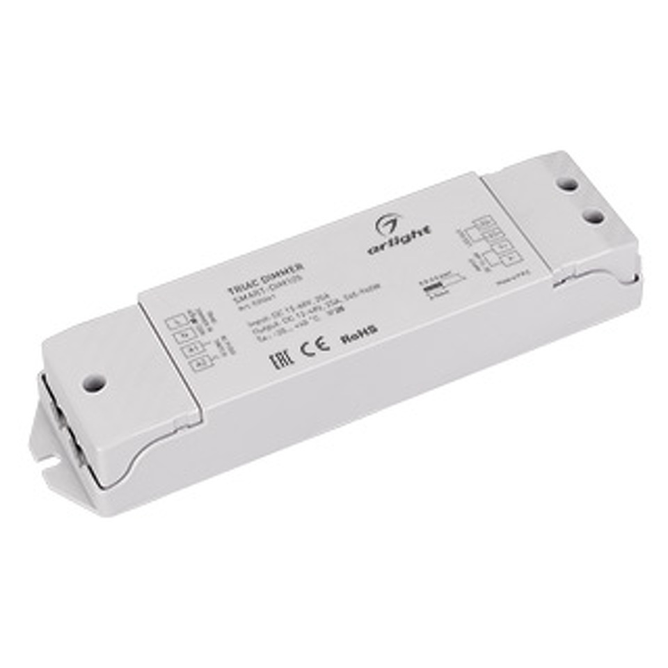 Фото №1  Arlight Диммер SMART-DIM105 (12-48V, 20A, TRIAC) ( IP20 Пластик, 5 лет)