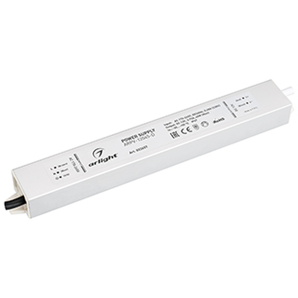 Фото №1  Arlight Блок питания ARPV-12045-D (12V, 3.8A, 45W) ( IP67 Металл, 3 года)