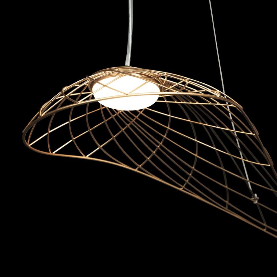 Фото №8  Подвесной светильник 10127/590 Gold Подвесной светильник LOFT IT Tressage