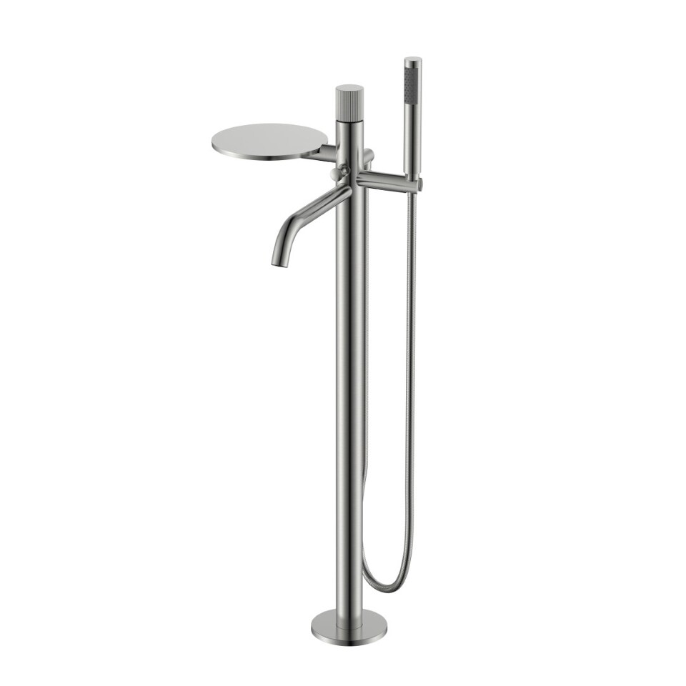 Фото №2  Boheme Смеситель STICK напольный NIKEL BRUSH LINEA