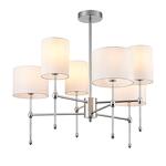 Превью фото №6  Люстра LUMION 6589/6C CLASSI LN26 064 хром/белый, металл/текстиль Люстра потолочная E14 6*40W 220V LATTI