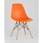 Превью фото №2  Стул Eames Style DSW оранжевый (разборный каркас)