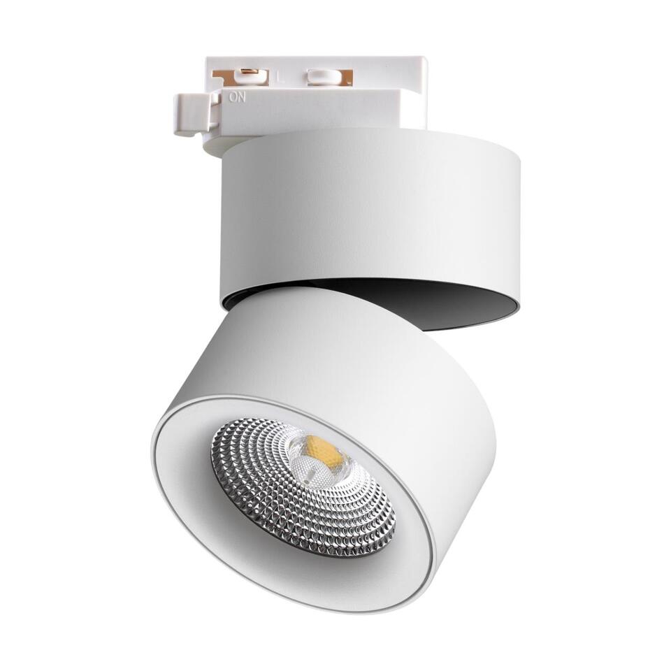 Фото №6  NOVOTECH 358786 PORT NT21 225 белый Светильник трековый однофазный трехжильный IP20 LED 25W 4000K 2200Лм 100-265V GRODA