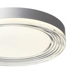 Превью фото №6  SONEX 7728/76L MITRA LED SN 541 Светильник металл/акрил/серебро/прозрачный LED 76Вт 4000K D400 IP20 INFINITA