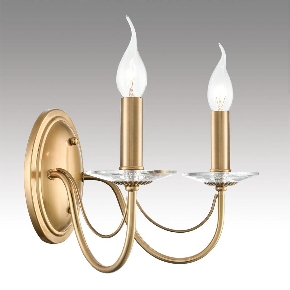 Фото №9  LUMION 8033/2W CLASSI LN26 000 металл/стекло, медь/прозрачный Бра E14 2*40W 220V INCANTO