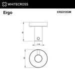Превью фото №2  Крючок WHITECROSS Ergo ER2210GM (оружейная сталь)